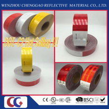 Custom Printed White 6 &#39;&#39; und Red 6 &#39;&#39; DOT C2 Auffälligkeit Adhesive Traffic Safety Reflective Tape